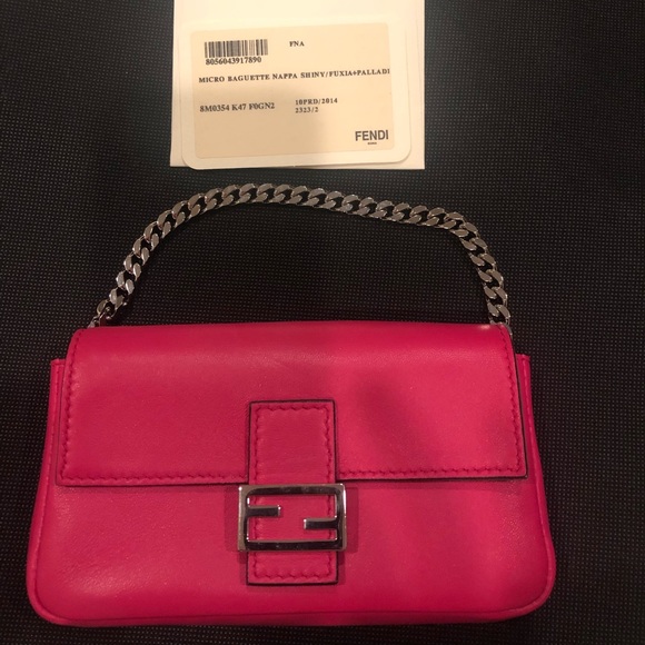 SOLD —- FENDI Micro Baguette bag - Picture 3 of 8